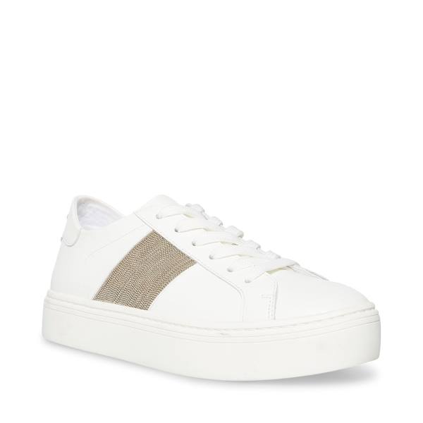 Steve Madden Swept Sneakers Dames Wit | SM-504KH