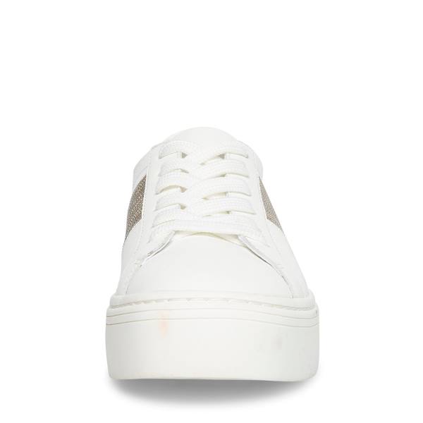 Steve Madden Swept Sneakers Dames Wit | SM-504KH