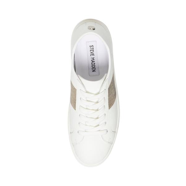 Steve Madden Swept Sneakers Dames Wit | SM-504KH