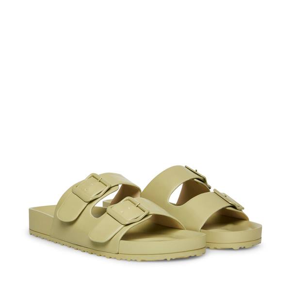 Steve Madden Teddy-t Sage Sandalen Dames Grijs Olijfgroen | SM-806GM