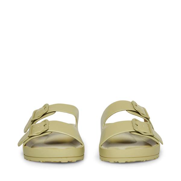 Steve Madden Teddy-t Sage Sandalen Dames Grijs Olijfgroen | SM-806GM