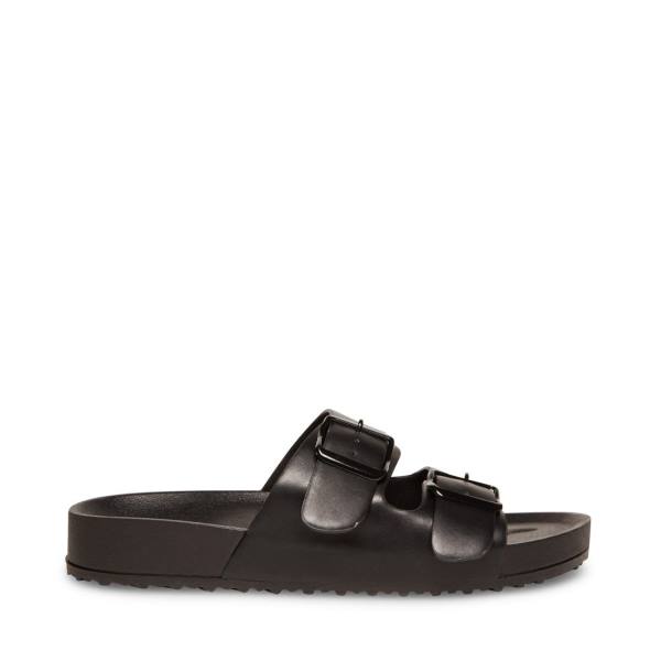 Steve Madden Teddy-t Sandalen Dames Zwart | SM-120PX