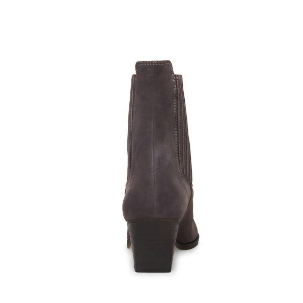 Steve Madden Terezza Nubuck Enkellaarsjes Dames Grijs | SM-015HS