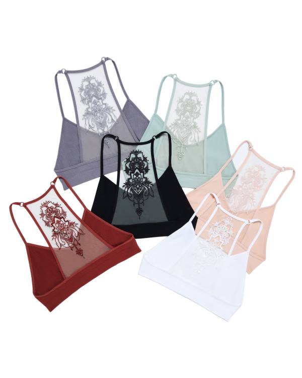 Steve Madden The Ella Mesh Bralette Plus Topjes Dames Wit | SM-529LM