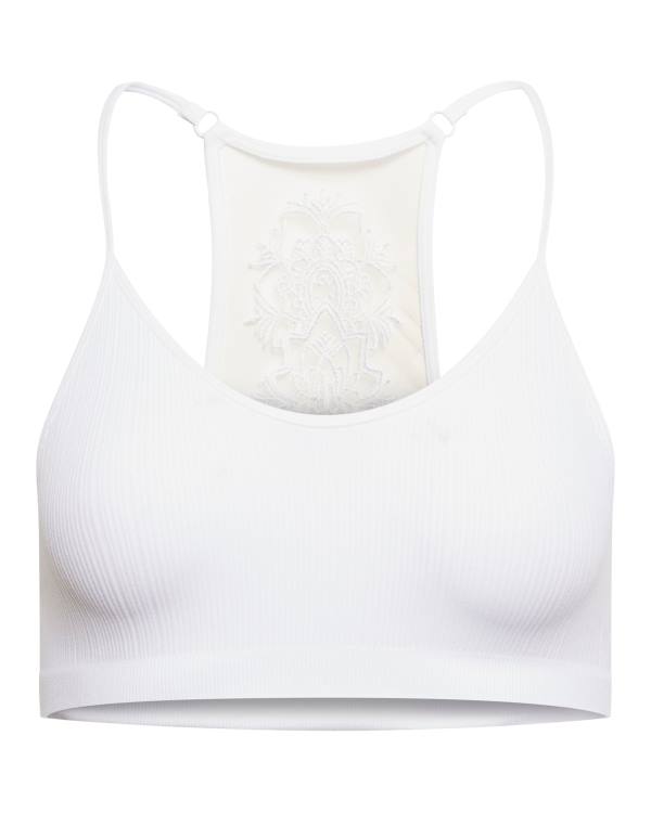 Steve Madden The Ella Mesh Bralette Topjes Dames Wit | SM-016ZK