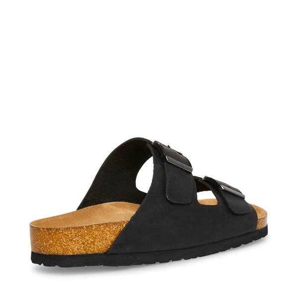 Steve Madden Tilted Sandalen Heren Zwart | SM-948VZ