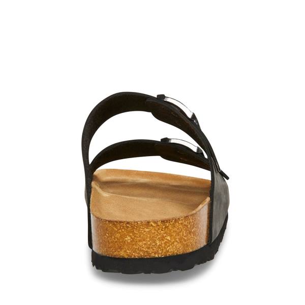 Steve Madden Tilted Sandalen Heren Zwart | SM-948VZ