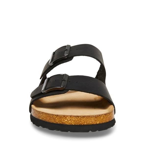 Steve Madden Tilted Sandalen Heren Zwart | SM-948VZ