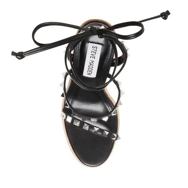 Steve Madden Tinsley Sandalen Dames Zwart Gekleurd | SM-592OG