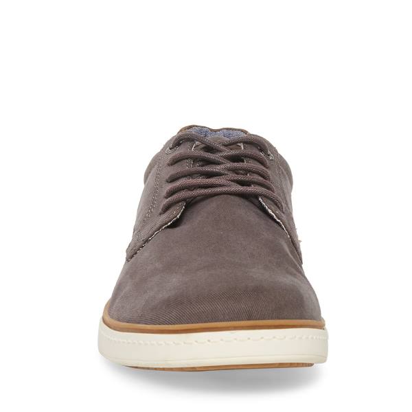 Steve Madden Tom Fabric Sneakers Heren Grijs | SM-574KL