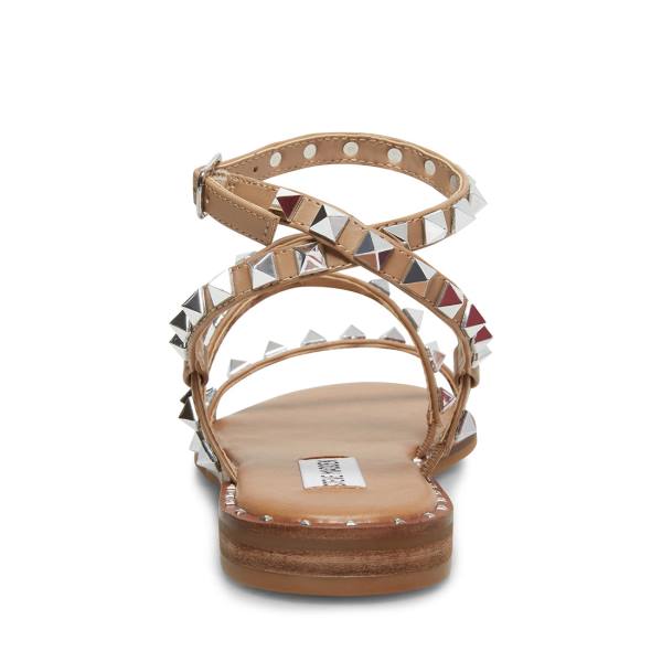 Steve Madden Travel Tan Sandalen Dames Bruin | SM-891HZ