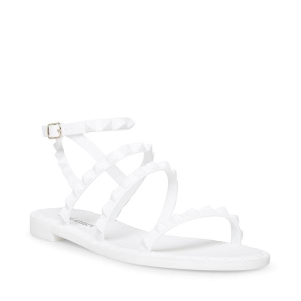 Steve Madden Travel-j Sandalen Dames Wit | SM-079JS