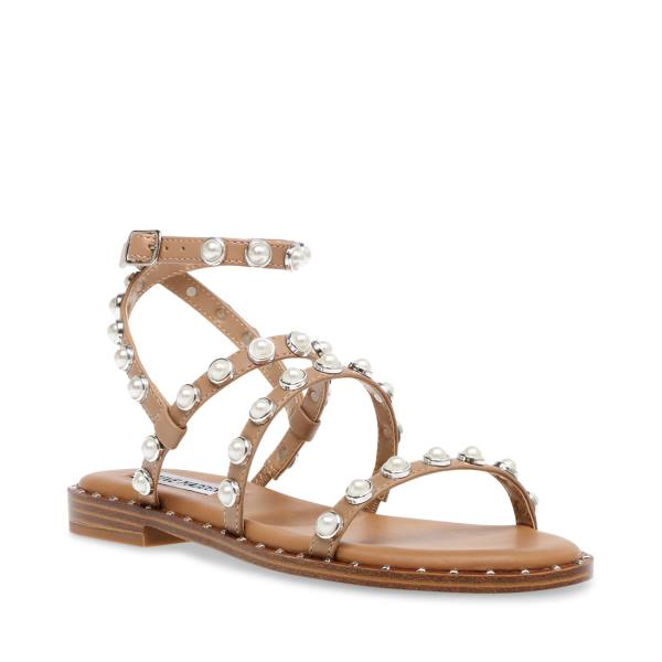 Steve Madden Travel-p Tan Sandalen Dames Bruin | SM-379MO