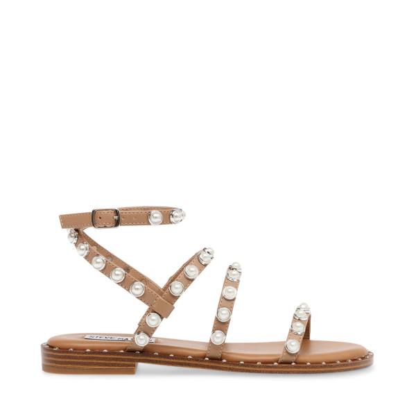 Steve Madden Travel-p Tan Sandalen Dames Bruin | SM-379MO