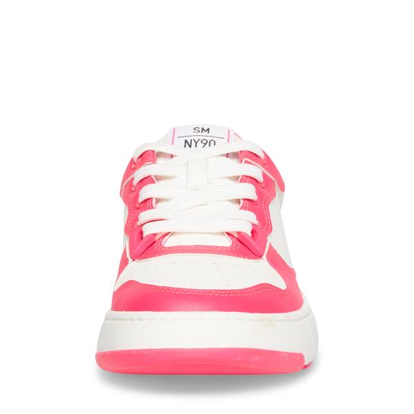 Steve Madden Tristina Fuschia Sneakers Dames Wit | SM-470VS