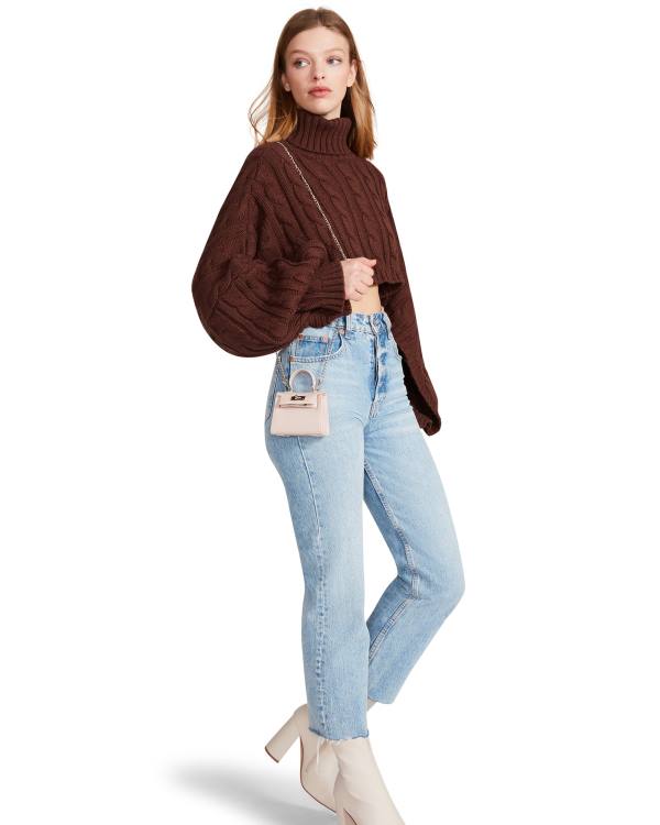 Steve Madden Trui Poncho Topjes Dames Bruin | SM-792KG