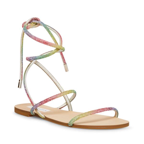 Steve Madden Twirl-r Rainbow Sandalen Dames Gekleurd | SM-148JK