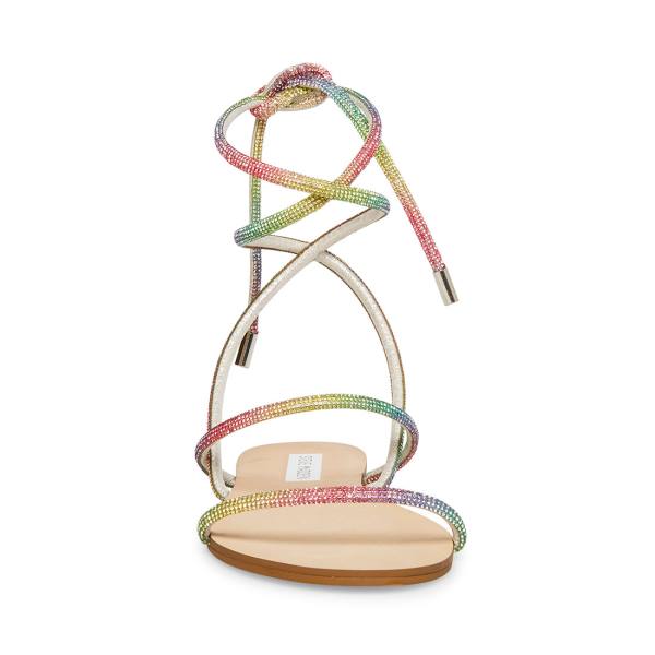 Steve Madden Twirl-r Rainbow Sandalen Dames Gekleurd | SM-148JK