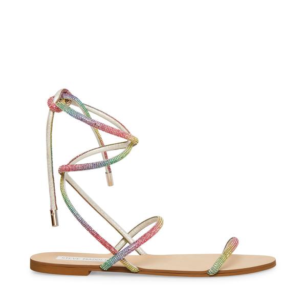 Steve Madden Twirl-r Rainbow Sandalen Dames Gekleurd | SM-148JK