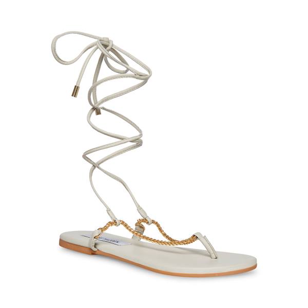 Steve Madden Tyra Bone Sandalen Dames Beige | SM-953GH