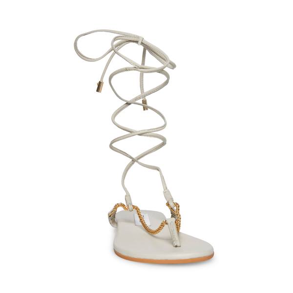 Steve Madden Tyra Bone Sandalen Dames Beige | SM-953GH