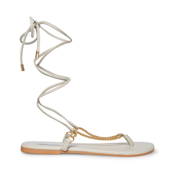 Steve Madden Tyra Bone Sandalen Dames Beige | SM-953GH