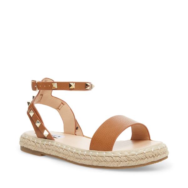 Steve Madden Ultimate Cognac Sandalen Dames Bruin | SM-829SM