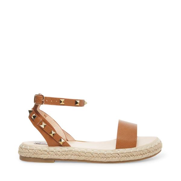 Steve Madden Ultimate Cognac Sandalen Dames Bruin | SM-829SM