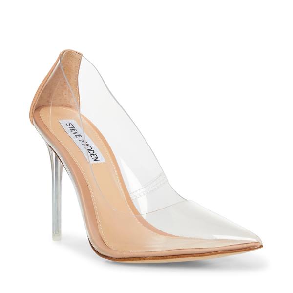 Steve Madden Vala Heel Hakken Dames Clear | SM-604LG