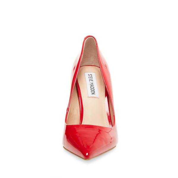 Steve Madden Vala Lak Heel Hakken Dames Rood | SM-759OC