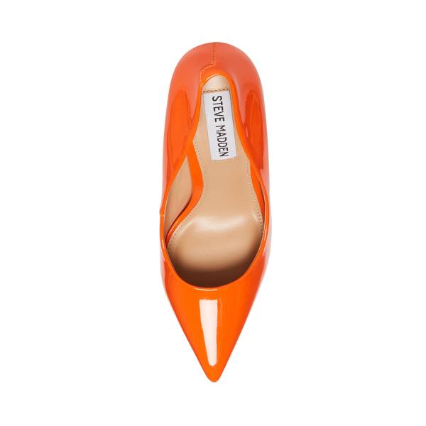 Steve Madden Vala Lak Heel Hakken Dames Oranje | SM-821WF