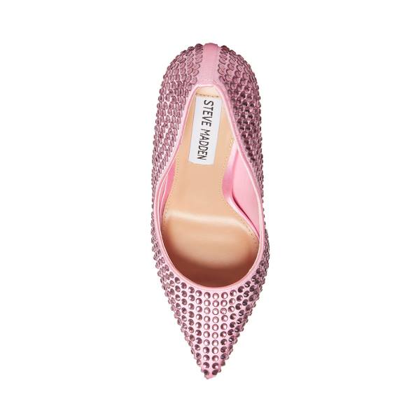 Steve Madden Vala-r Heel Hakken Dames Roze | SM-057CG