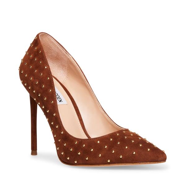 Steve Madden Valarie Cognac Heel Hakken Dames Bruin | SM-849LO