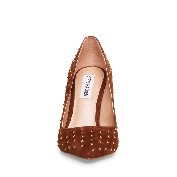 Steve Madden Valarie Cognac Heel Hakken Dames Bruin | SM-849LO