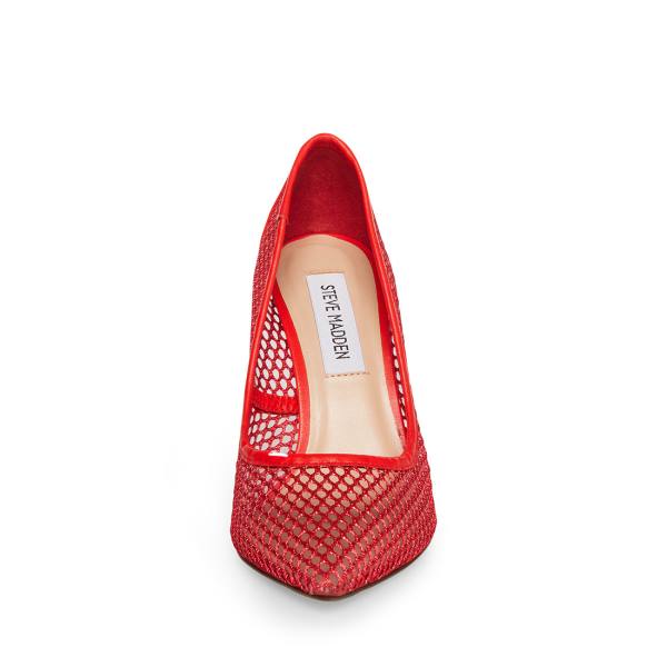 Steve Madden Viola Heel Hakken Dames Rood | SM-359SK