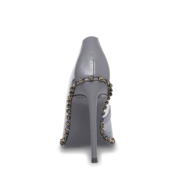 Steve Madden Vyper Heel Hakken Dames Donkergrijs | SM-983WK