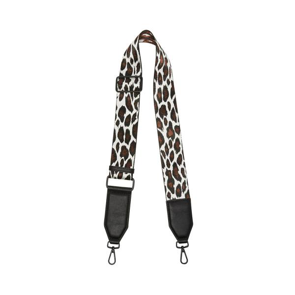 Steve Madden White Leopard Handbag Strap Dames Wit Gekleurd | SM-369CW