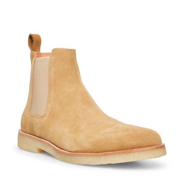 Steve Madden Wilshire Tan Suede Laarzen Heren Bruin | SM-254CO