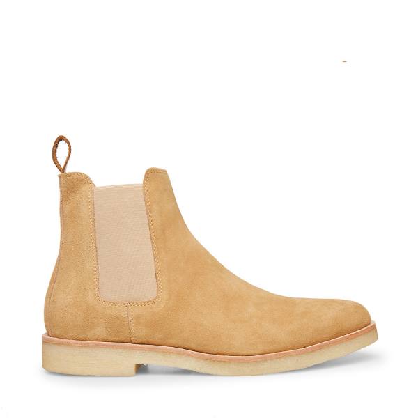 Steve Madden Wilshire Tan Suede Laarzen Heren Bruin | SM-254CO