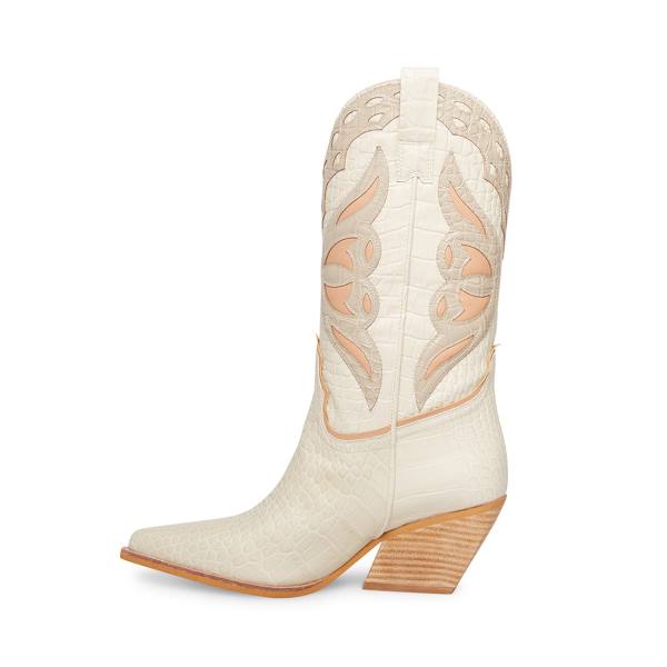 Steve Madden Wynter Bone Laarzen Dames Beige Gekleurd | SM-169OZ