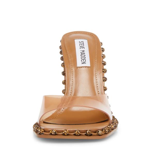 Steve Madden Zabrina Tan Heel Hakken Dames Bruin | SM-056DY