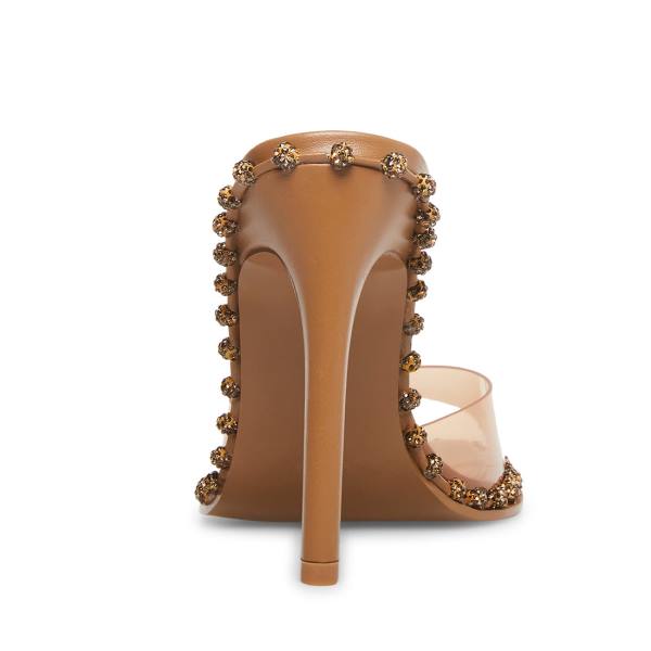 Steve Madden Zabrina Tan Heel Hakken Dames Bruin | SM-056DY