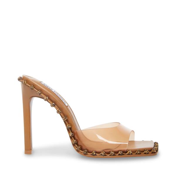 Steve Madden Zabrina Tan Heel Hakken Dames Bruin | SM-056DY