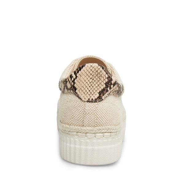 Steve Madden Zelena Tan Sneakers Dames Bruin | SM-052HQ