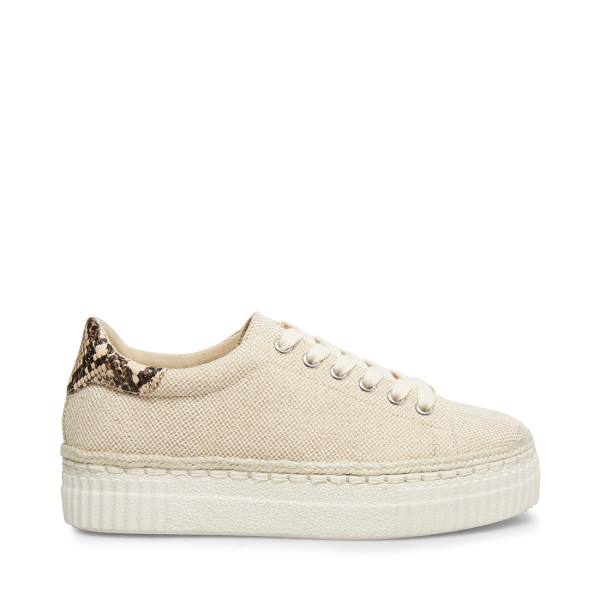 Steve Madden Zelena Tan Sneakers Dames Bruin | SM-052HQ