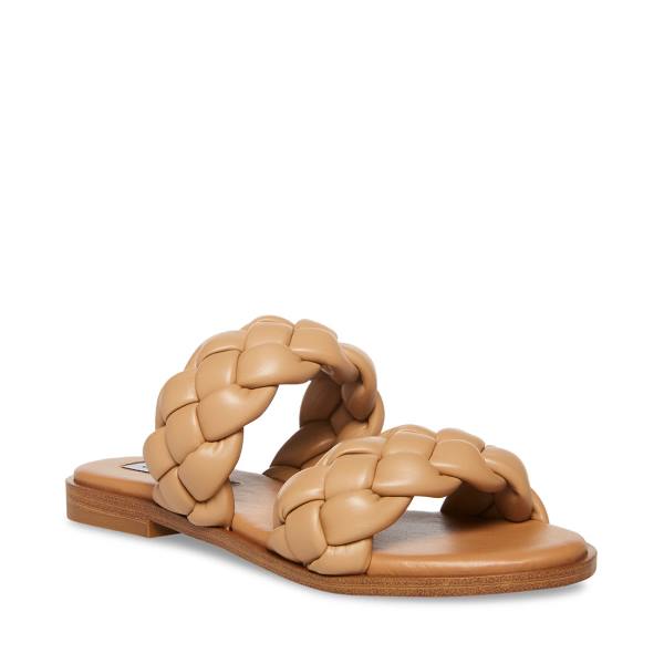 Steve Madden Zeren Tan Sandalen Dames Bruin | SM-408AE