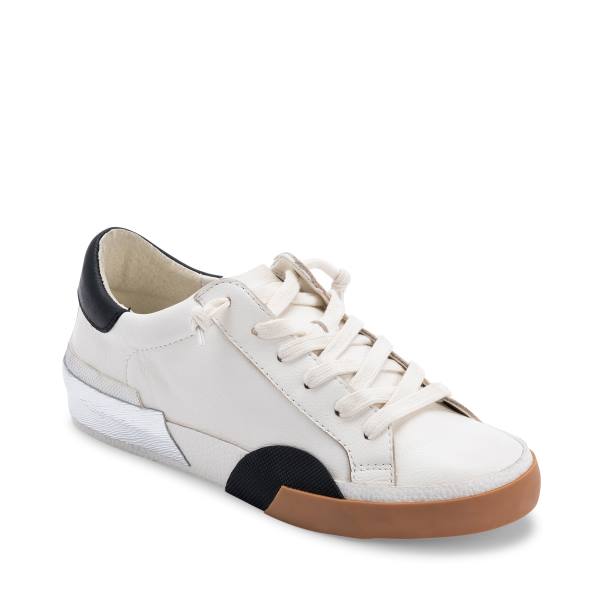 Steve Madden Zina Sneakers Dames Wit Zwart | SM-960FH