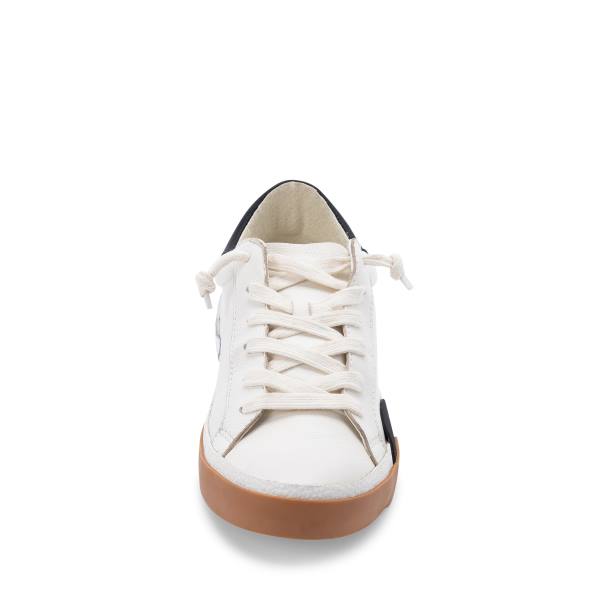 Steve Madden Zina Sneakers Dames Wit Zwart | SM-960FH