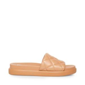 Steve Madden Abell Tan Sandalen Dames Bruin | SM-352RS