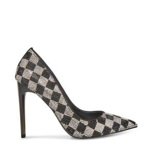 Steve Madden Atlanta-r Heel Hakken Dames Zwart Gekleurd | SM-637JY